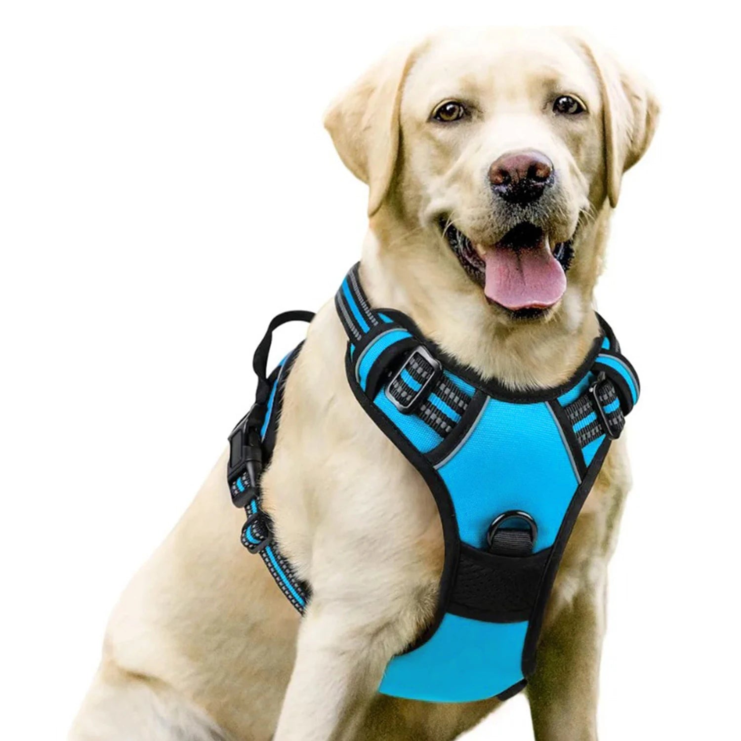 Dog Harness No Pull Pet Harness Adjustable Padded Dog Vest with Easy Control Handles for Large Dogs Adjustable Oxford Vest