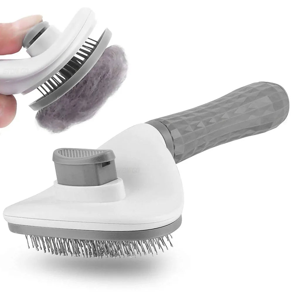 Pet Grooming Slicker Brush - Removes Undercoat & Mats
