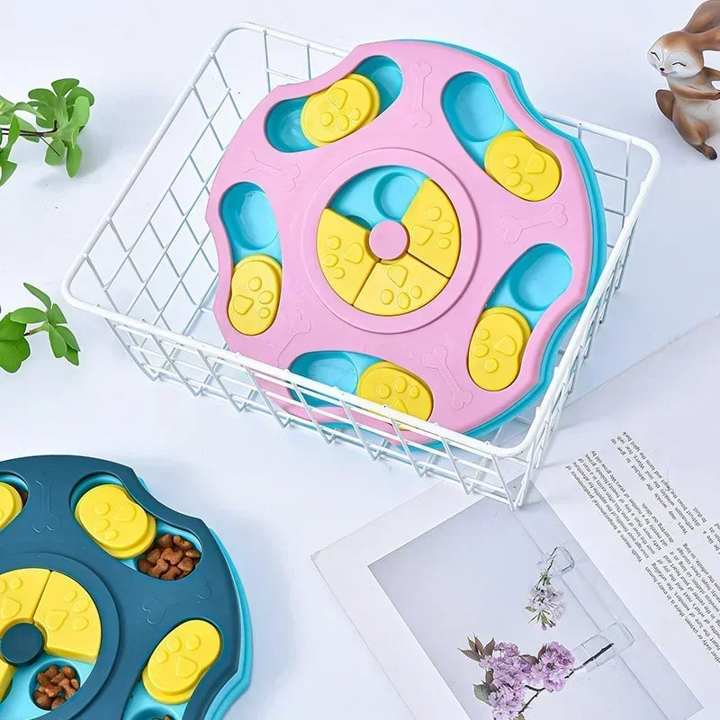 Dog Puzzle Slow Feeder - Interactive IQ Training Toy