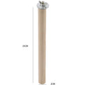 Parrot Standing Perch - Natural Wood Hanging Rack with Toys
