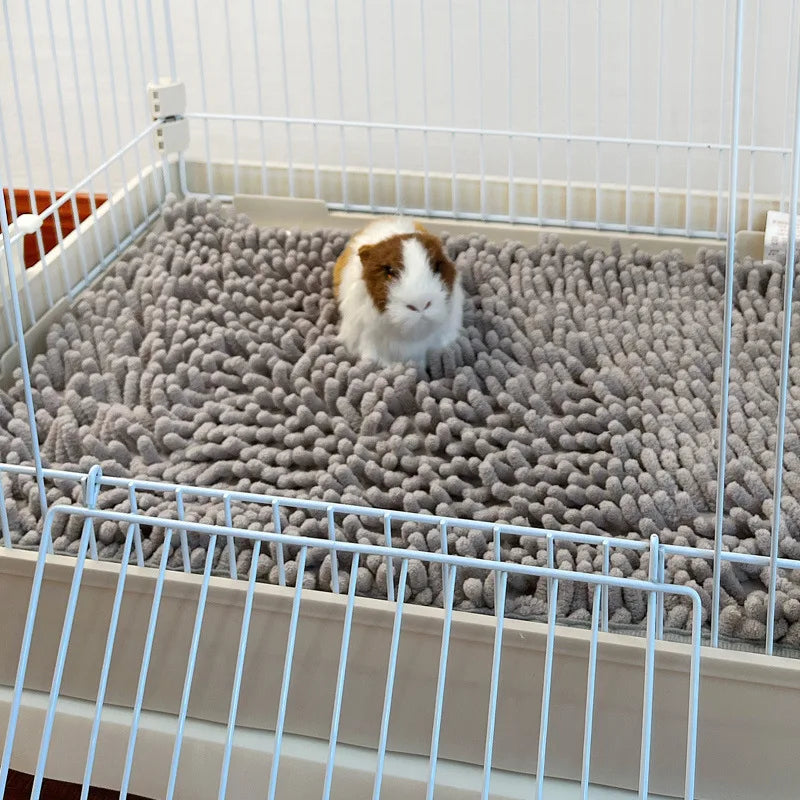Small Pet Fleece Bed Mat - Soft Plush Sleeping Pad