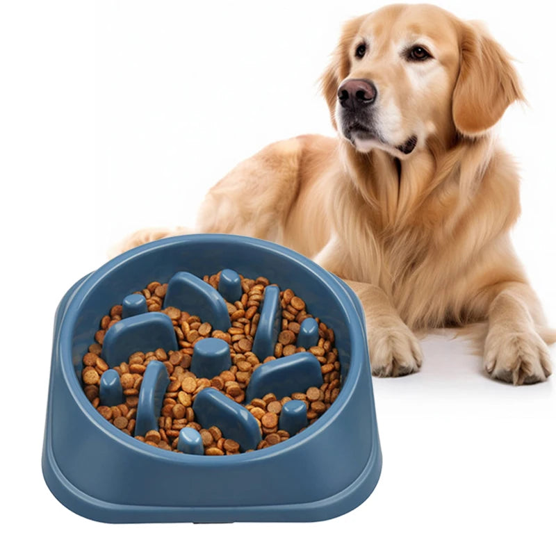 Slow Feeder Dog Bowl Anti Choking Watering & Feeding Supplies Puzzle Feeder Bowl Non-slip Slow Eat Bowl for Dogs Large Small