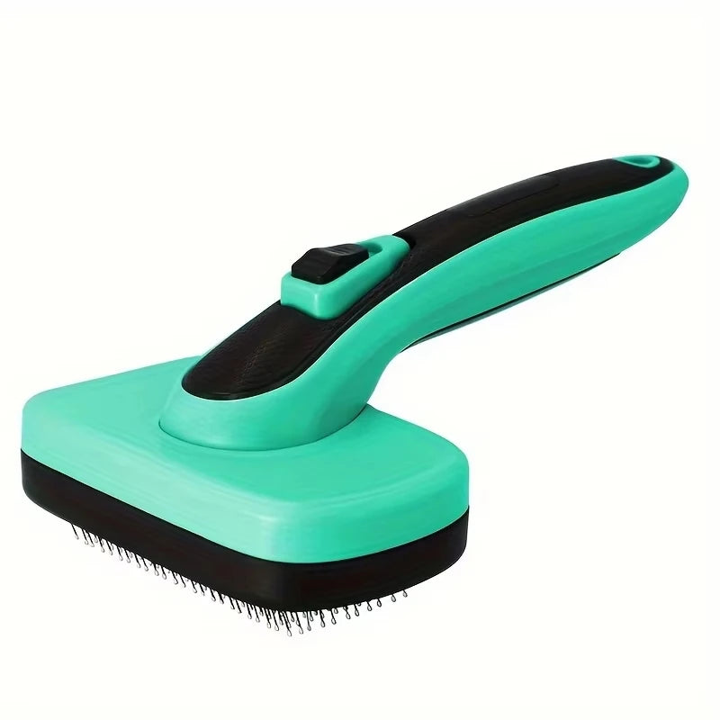 Self-Cleaning Slicker Brush - Dog & Cat Grooming