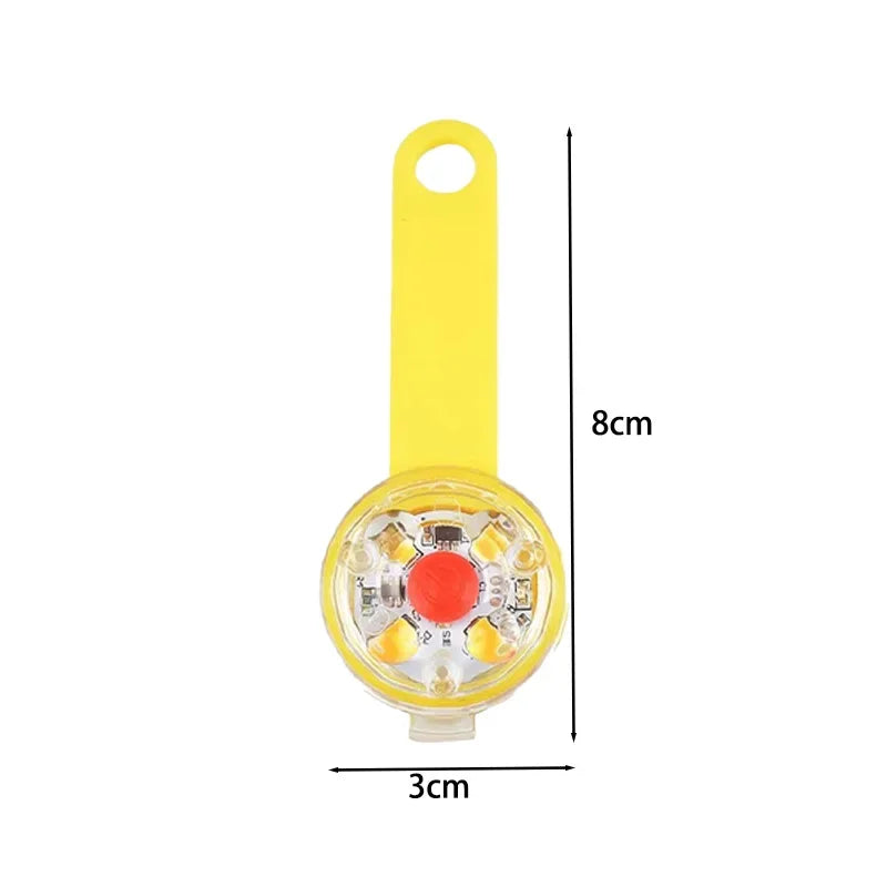 Waterproof USB Rechargeable LED Dog Collar Glowing Pendant 3 Light Modes 8 Hours Battery High Brightness Anti Loss Night Safety