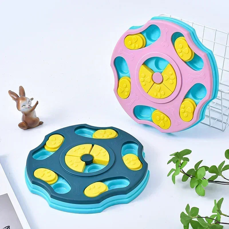 Dog Puzzle Slow Feeder - Interactive IQ Training Toy