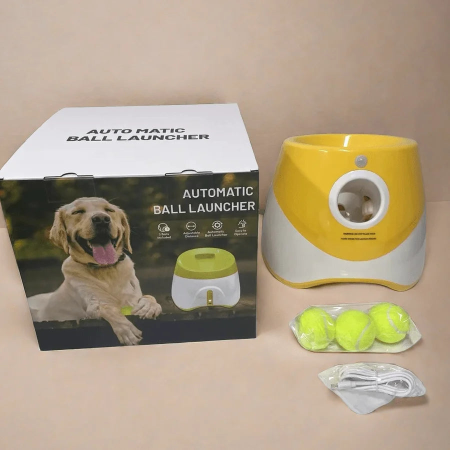 Dog Ball Launcher - Automatic Tennis Throwing Machine