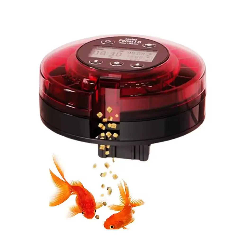 Rechargeable Auto Fish Feeder - Smart Food Dispenser